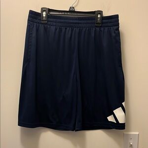 Adidas kids large+ Navy Blue Athletic Shorts